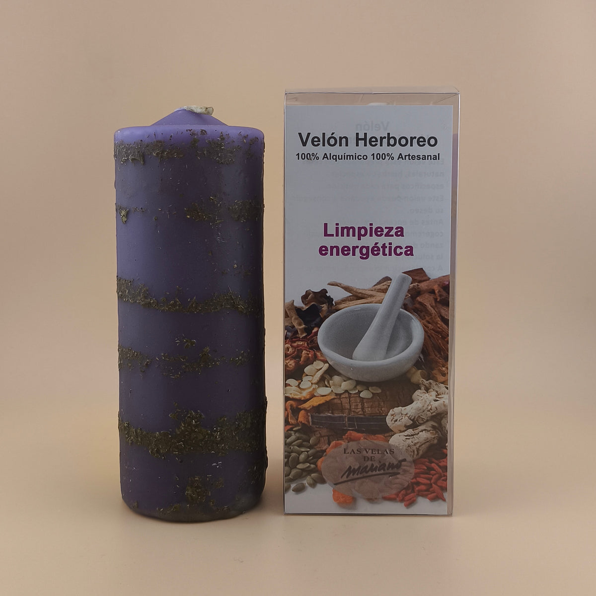 Velón Herbóreo Limpieza Energética