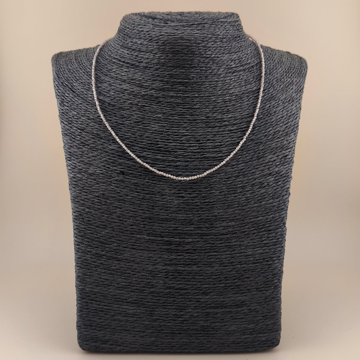 Collar Zafiro Facetado 2mm