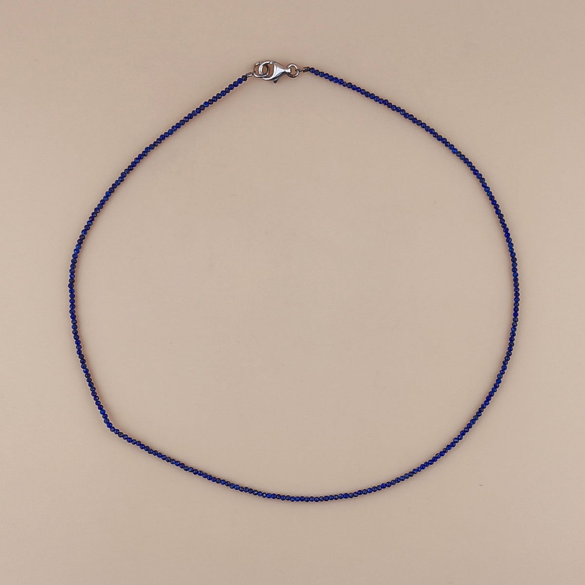 Collar Lapislazuli Facetado 2mm