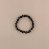 Pulsera Turmalina Negra Con Broncita 6mm