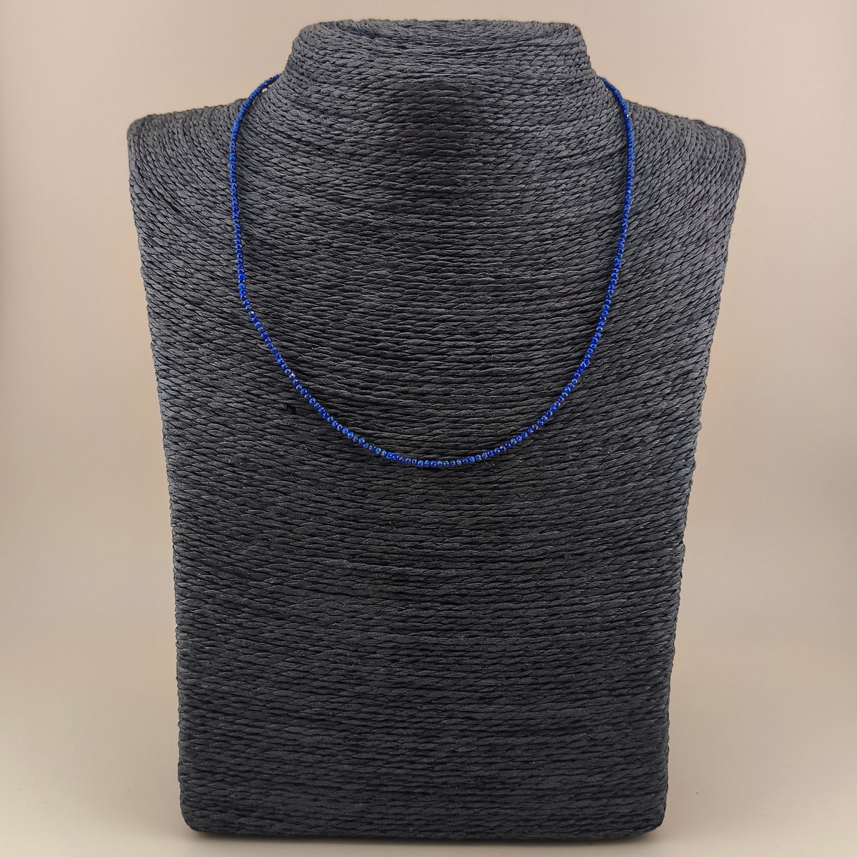 Collar Lapislazuli Facetado 2mm