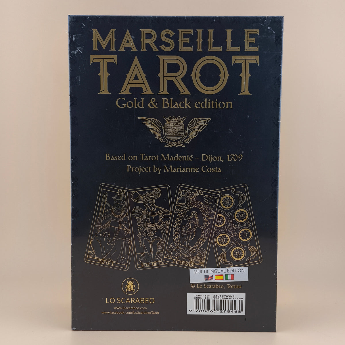 Marseille Tarot Gold & Black Edition