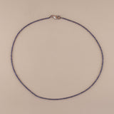 Collar Iolita Facetado 2mm